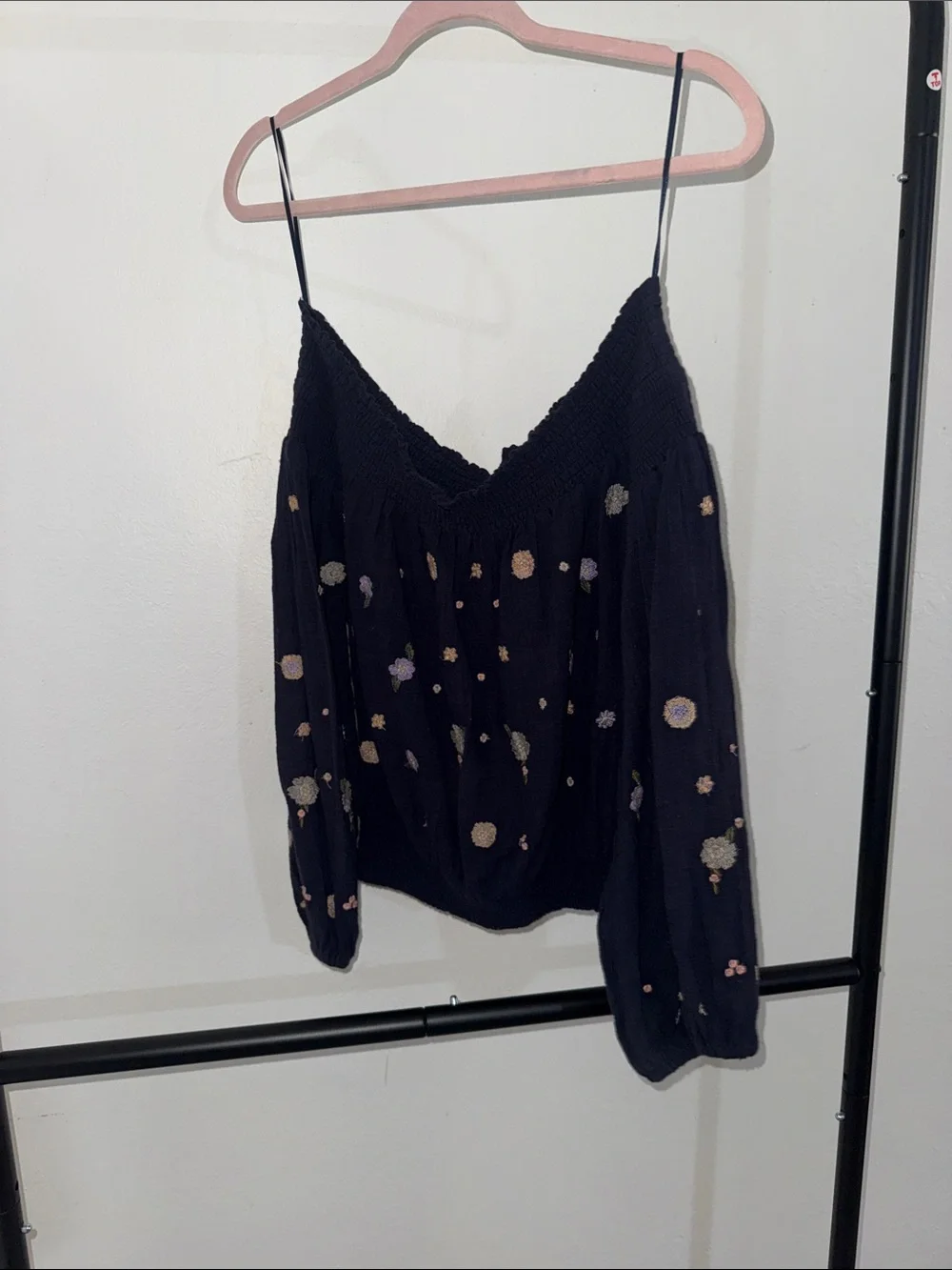 Free People Lot of 2 bodysuits, and 1 off the shoulder bohemian top